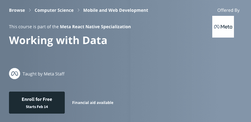 Working with Data in React Native
